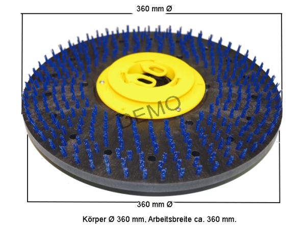 Bristle Pad Holder - 360 mm Ø