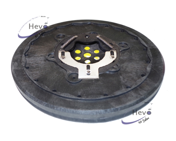 Treibteller Igelbelag mit CL-gelb - 305 mm Ø