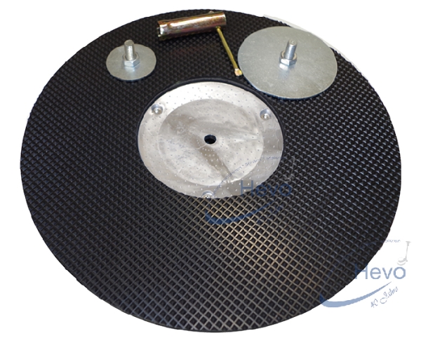 Grinding plate with pyramid studs - 406 mm Ø