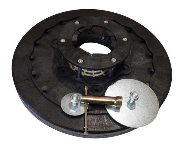 Dom - Schleifteller Klett - Vollbelag - 406 mm Ø