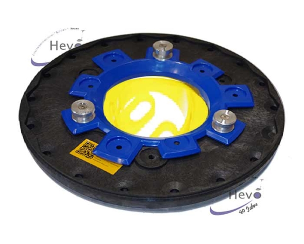 Pad holder with CL - 460 mm Ø