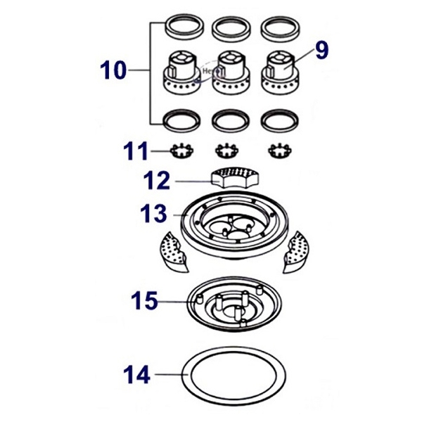 Nr. 12 Dichtung Saugmotor Hevo-Pro-Line® CT 85-3K