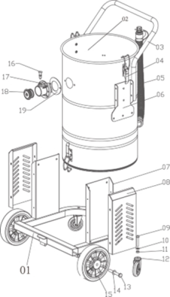 Nr. 3 Handle HevoVac D 3280