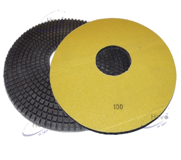 Diamond abrasive - pad 400 x 8 mm Ø = 16" - Grain 50 - Grain 3000