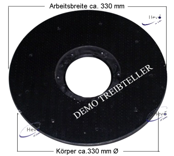 Dom - Treibteller Igelbelag - 330 mm Ø