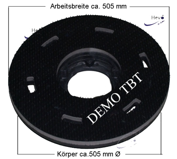 Dom - Treibteller Igelbelag - 505 mm Ø