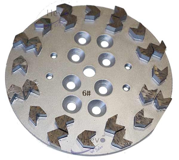 Diamant-Pfeilscheibe 250 mm Ø - Korn 6 - Korn 100