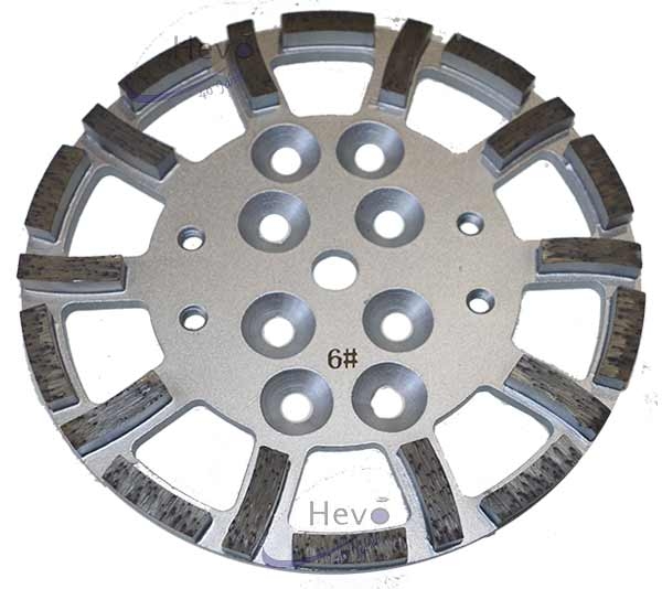 Diamond grinding wheel 250 mm Ø - Grain 6 - Grain 300