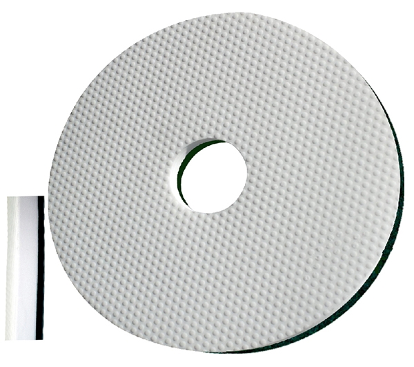 15" Hevo-Pro-Line® New-Melamin-Magic-Pad white 381 x 90 mm Ø