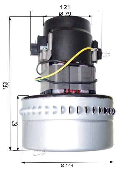 Vacuum motor Nilco IC 414