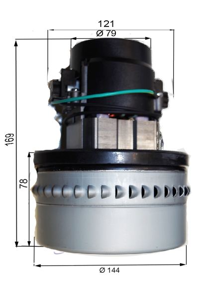 Saugmotor 230 V 1300 W zweistufig TP  + 1 x Dichtung Turbinenerhöhung