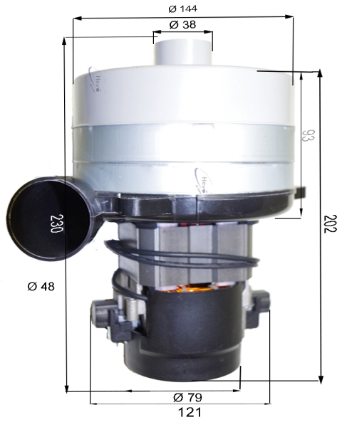 Saugmotor Comac Ultra 100 B ├►03-2011