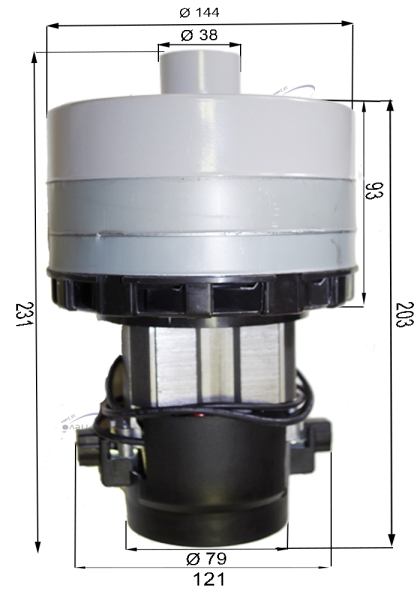 Vacuum motor Fimap Mg 85 B ├►02-2010