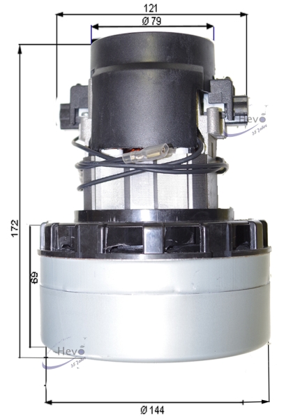 Vacuum motor for Windsor Chariot-3 iScrub 26 SP