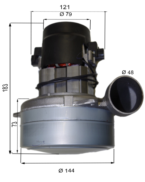 Vacuum motor Cyclovac GX 5011