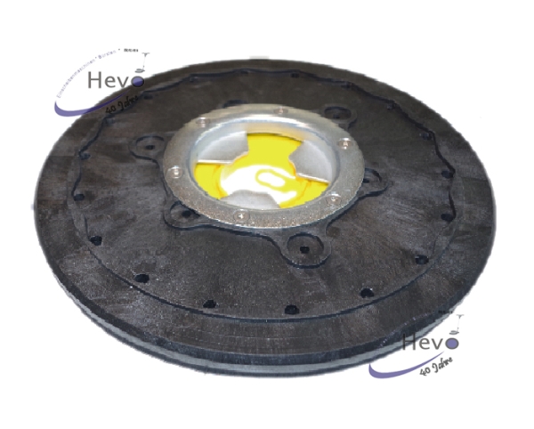 Pad holder with CL - 480 mm Ø