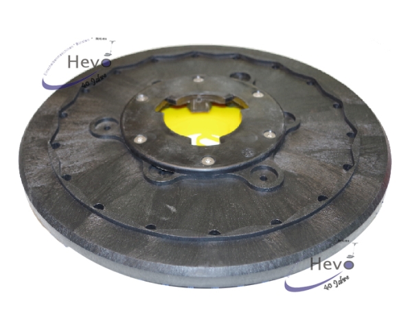 Dom-Treibteller Igelbelag mit CL gelb - 380 mm Ø