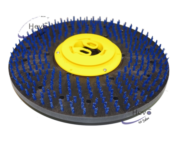 Dom - Borsten - Treibteller mit CL gelb - 406 mm Ø