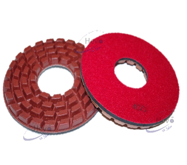 Diamond abrasive - pad 200 x 12 mm Ø = 8" - Grain 50 - Grain 3000