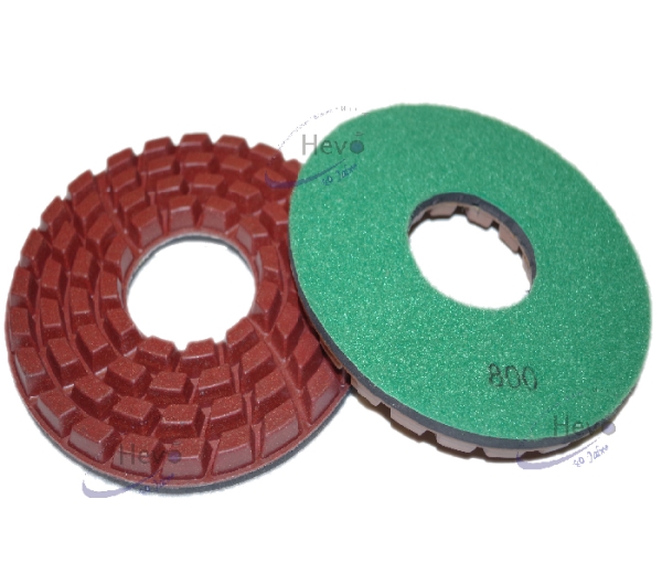 Diamond abrasive - pad 200 x 12 mm Ø = 8" - Grain 50 - Grain 3000