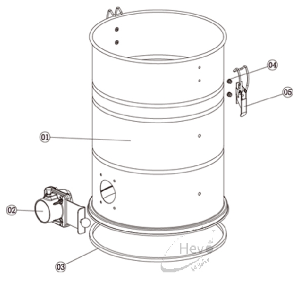 Nr. 4 Schraube M6 x 12 HevoVac S 302 - S 303