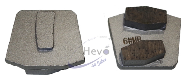 Metal diamond abrasive segment Klindex - Grain 6 - Grain 300
