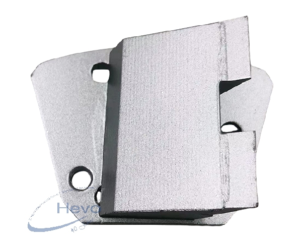 Metal diamond abrasive segment 3 holes M6 - Grain 16 - Grain 100