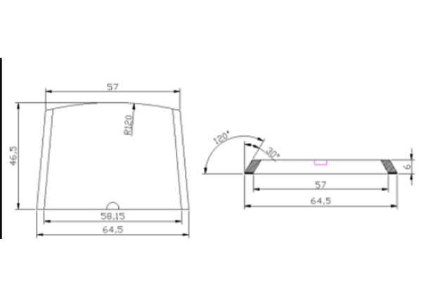 Grinding segment hard Schwamborn PCD Split 40 x 12 x12