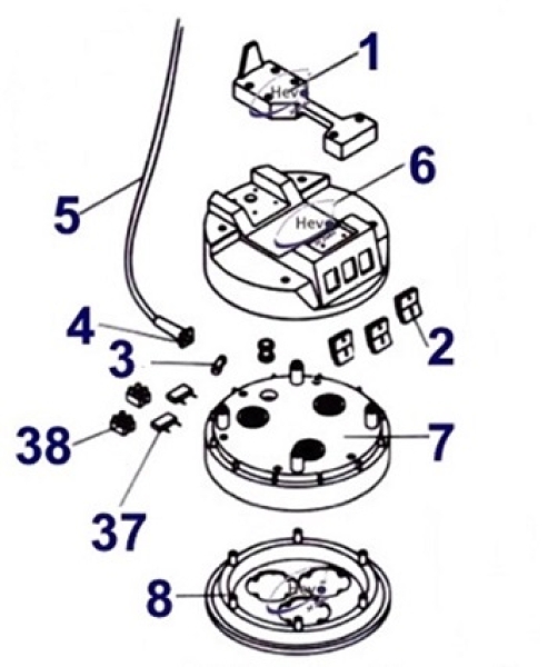 Nr. 4 Cable support Hevo-Pro-Line® CB 90-3