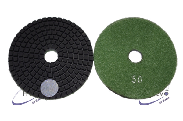 Plastic foam fastening strap full surface diamond sanding pad - 406 mm Ø