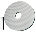 12" Hevo-Pro-Line® New-Melamin-Magic-Pad weiß 305 x 90 mm Ø