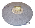 Grinding plate with felt for Ghibli Linea Ergoline Base 17" - 406 mm Ø
