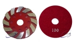 Metal diamond grinding wheel 100 x 10 mm Ø = 4" - Grain 30 - Grain 150