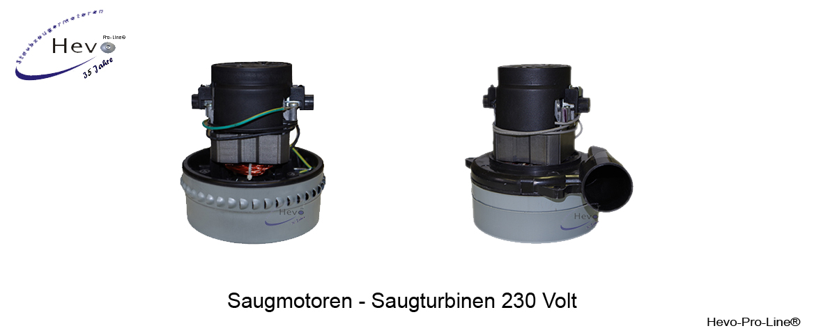 Hevo-Pro-Line® Saugmotor 230 Volt 1200 Watt z.B Kärcher WD 5.200 
