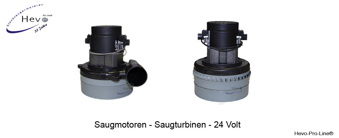 Saugmotor Saugturbine 24 V dreist Akustik passend für Gansow 119 BF 85 